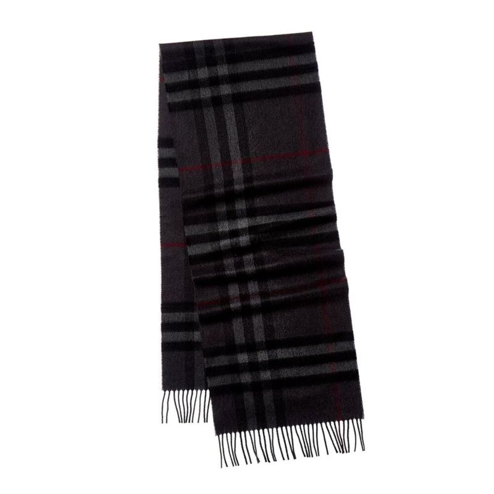 Burberry Cashmere Scarf, Grey - Picture 2 of 2